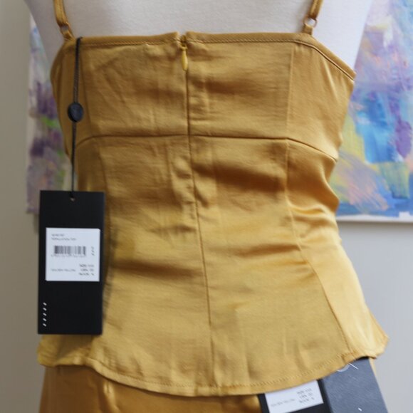 The Fifth Label | Fifth Label Single Strap Tank Top in Gold - Picture 3 of 4